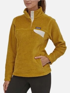 Patagonia Women's Yellow Fleece Pullover